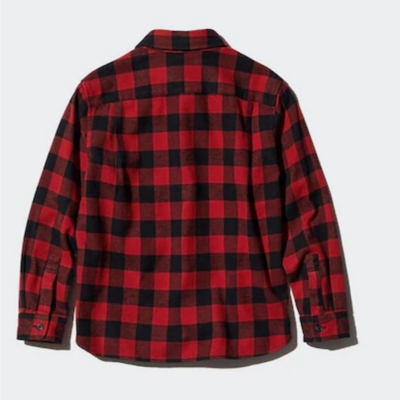 Men's Classic Red and Black Flannel Checkered Shirt Sz Medium - Picture 3 of 3